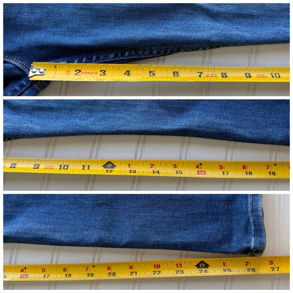 MOTHER The Pixie Rider Ankle Jean Taxi Blue Size 27 Flare NWOT High Rise - Picture 7 of 9